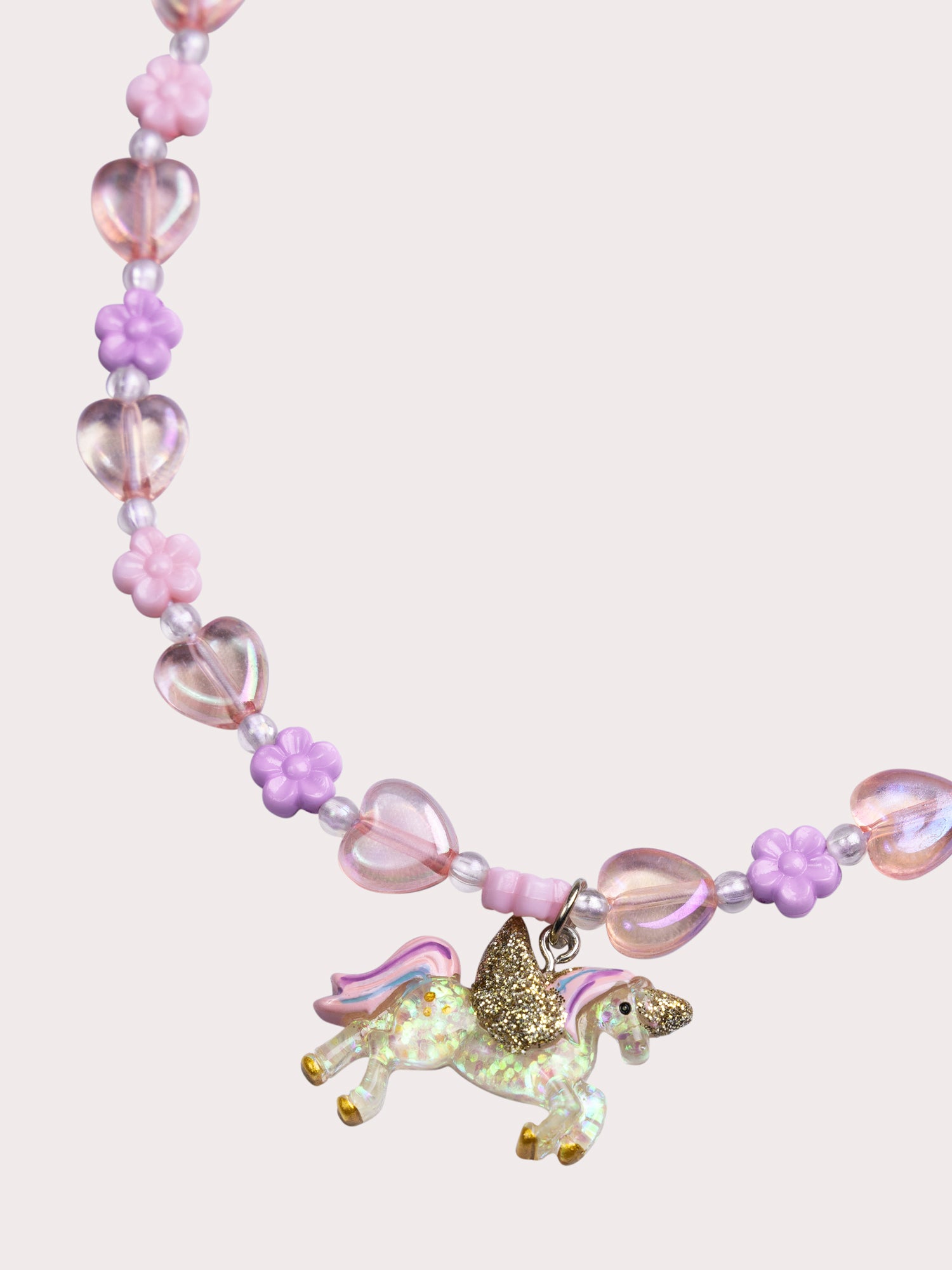 Parure collier et bracelet licorne pour fille