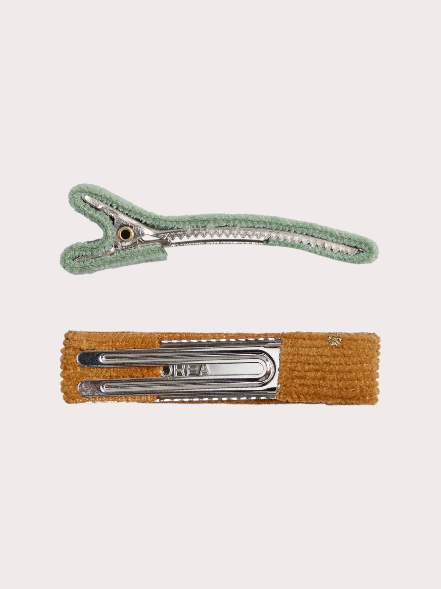 Lot de 4 barrettes en velours brillantes pour fille