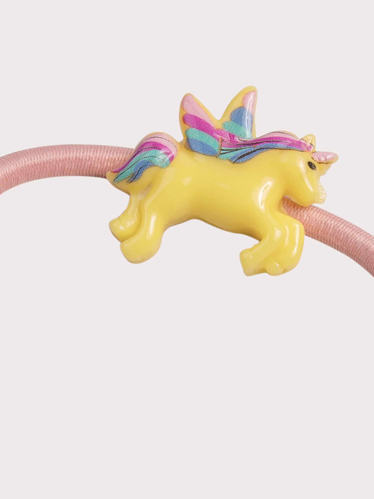 Lot de 3 élastiques coeur, étoile et licorne pour fille